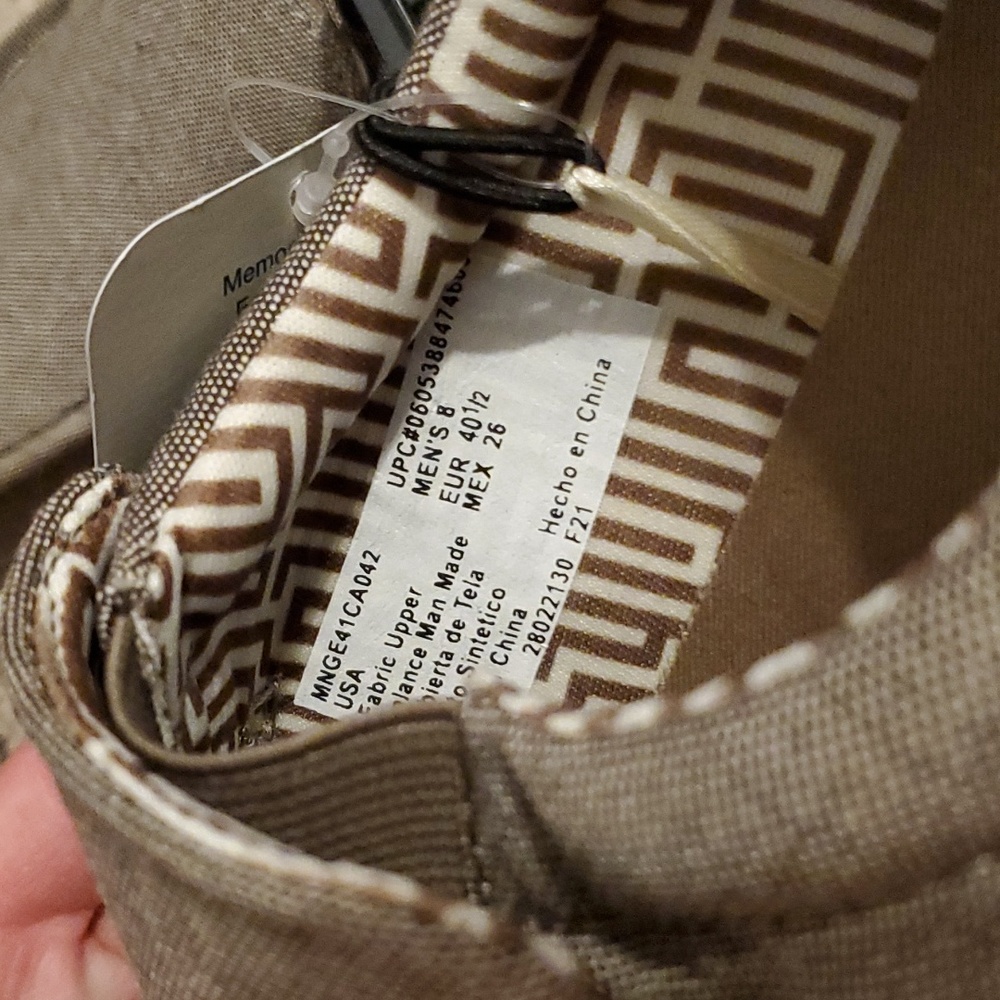 💥 3/$30 George Memory Foam Hey Dude Style Canvas Loafer Slip on Beach Shoes - Picture 5 of 9